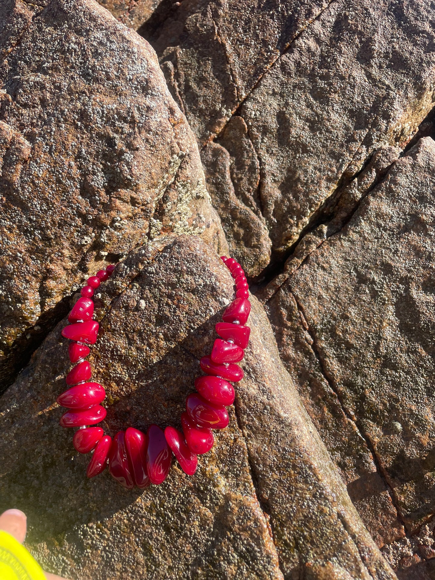 Collar Ambar tinto